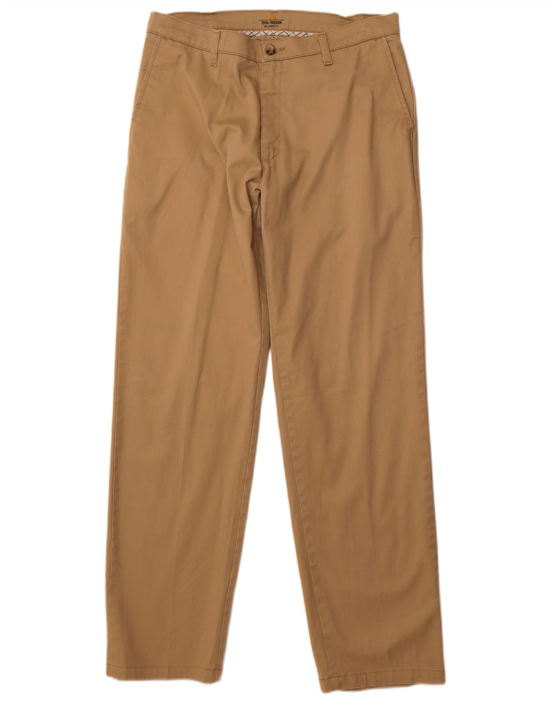 Pantalones chinos de corte relajado para hombre Lee W33 L34 Algodón beige
