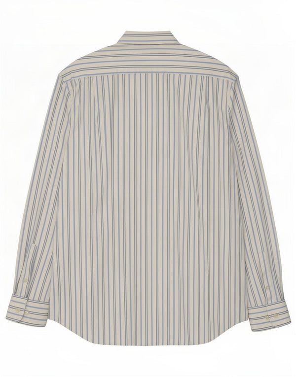 Camisa Massimo Dutti Hombre Large Blanca Rayas