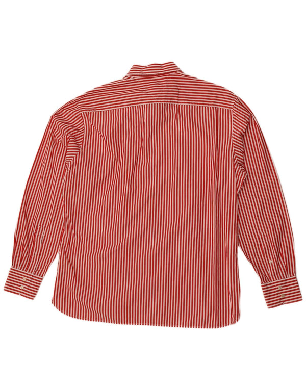 Camisa Tommy Hilfiger Hombre XL Algodón Rayas Rojas