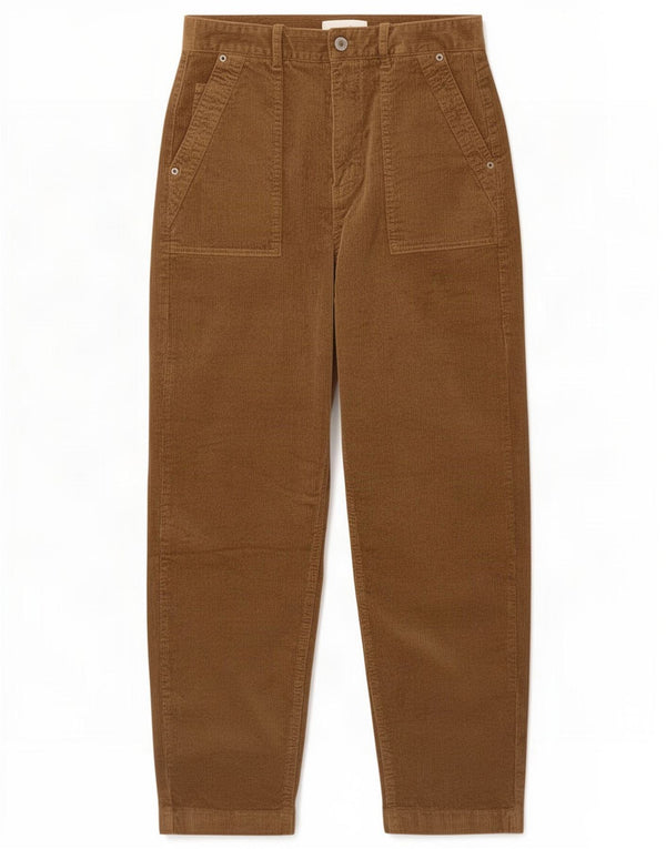 Marks & Spencer Pantalones rectos de pana para mujer UK 10 Small W28 L24 Marrón
