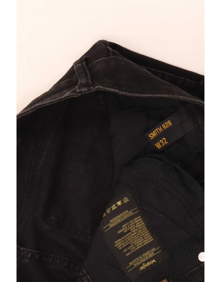 Vaqueros Wrangler Mujer Slim W32 L28 Algodón Negro