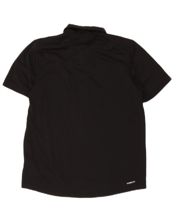Adidas Hombre Aeroready Polo Polo Medio Negro Poliéster