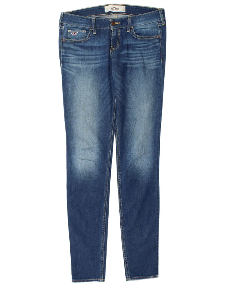 HOLLISTER Jeans largos ajustados para mujer US 3 XS W26 L33 Algodón azul