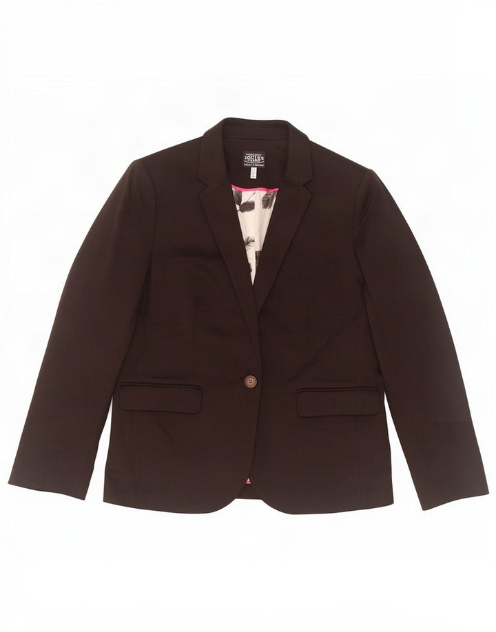 Chaqueta tipo blazer con 1 botón para mujer Joules UK 44 Grande Poliéster negro