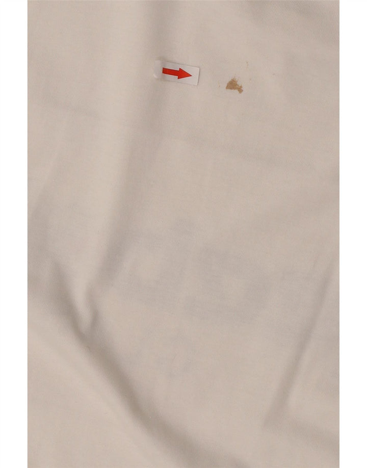 Reebok Camiseta clásica con gráfico para hombre, talla grande, algodón blanco