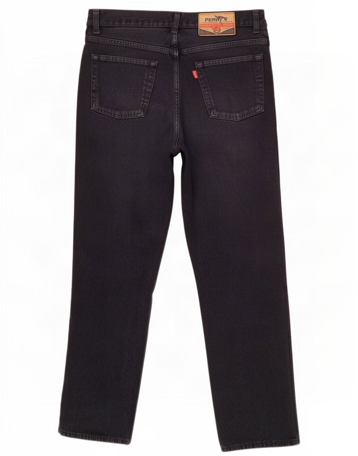 Perry's Jeans rectos para hombre IT 50 Large W32 L32 Negro