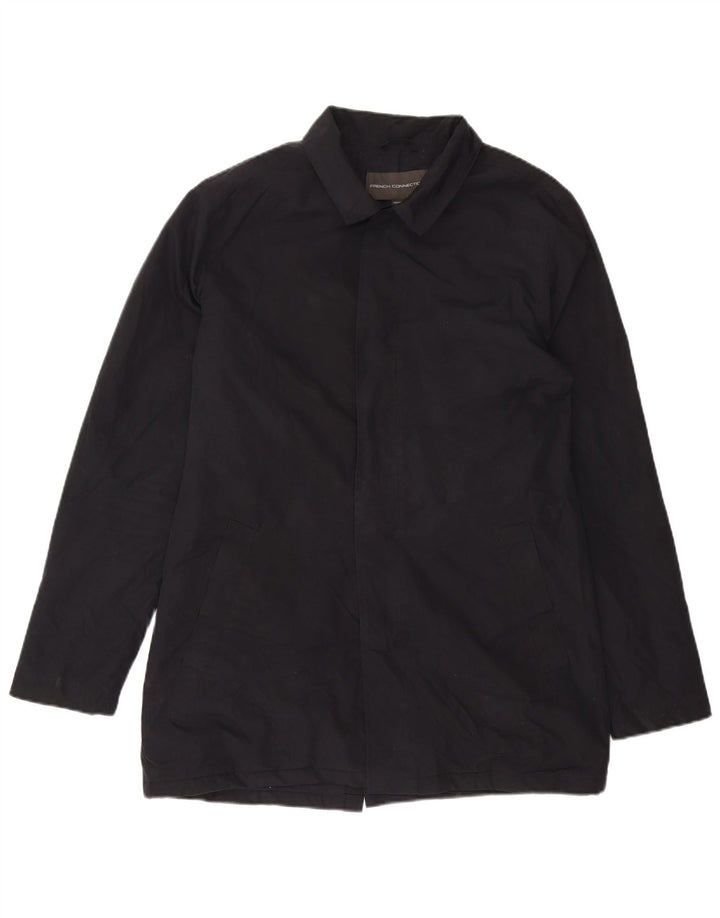 Abrigo para hombre French Connection UK 40 Grande Poliéster azul marino