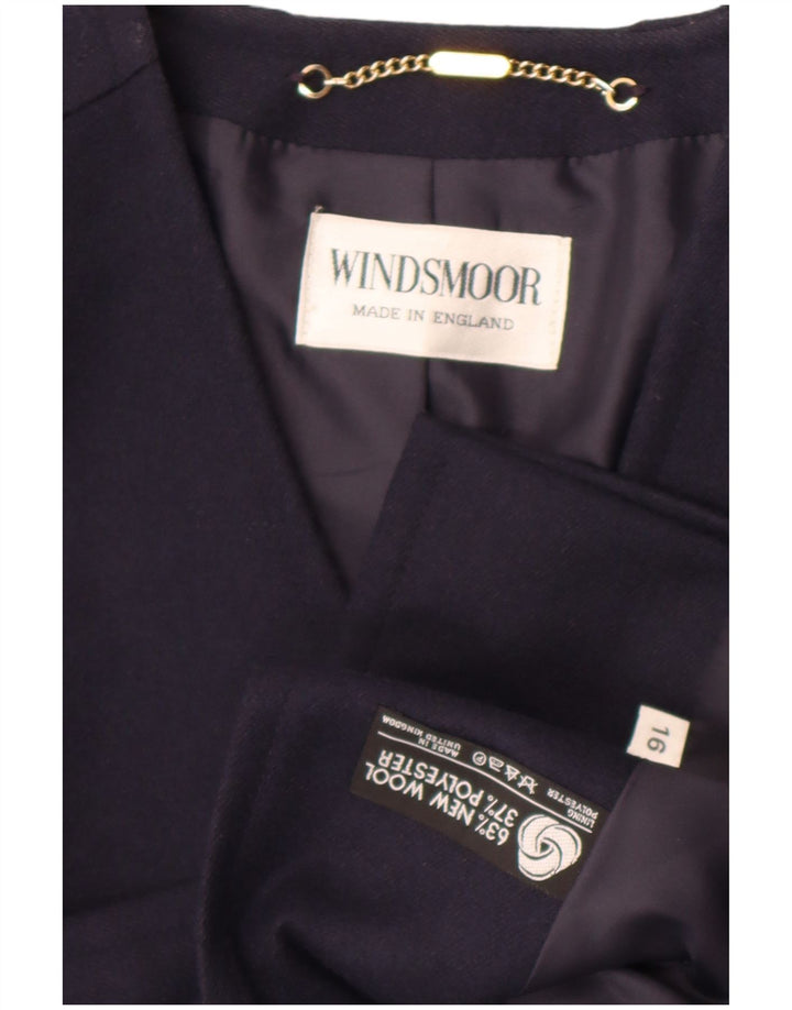 Windsmoor Chaqueta tipo blazer con doble botonadura para mujer UK 46 Grande Azul marino