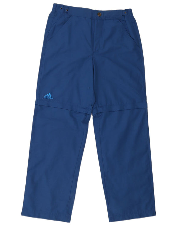 Adidas Pantalones chinos rectos para hombre UK 36/38 Small W32 L30 Azul Algodón