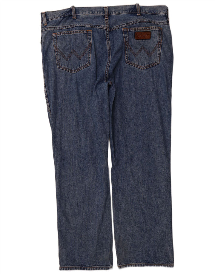 WRANGLER Vaqueros rectos Texas para hombre W42 L30 Algodón azul