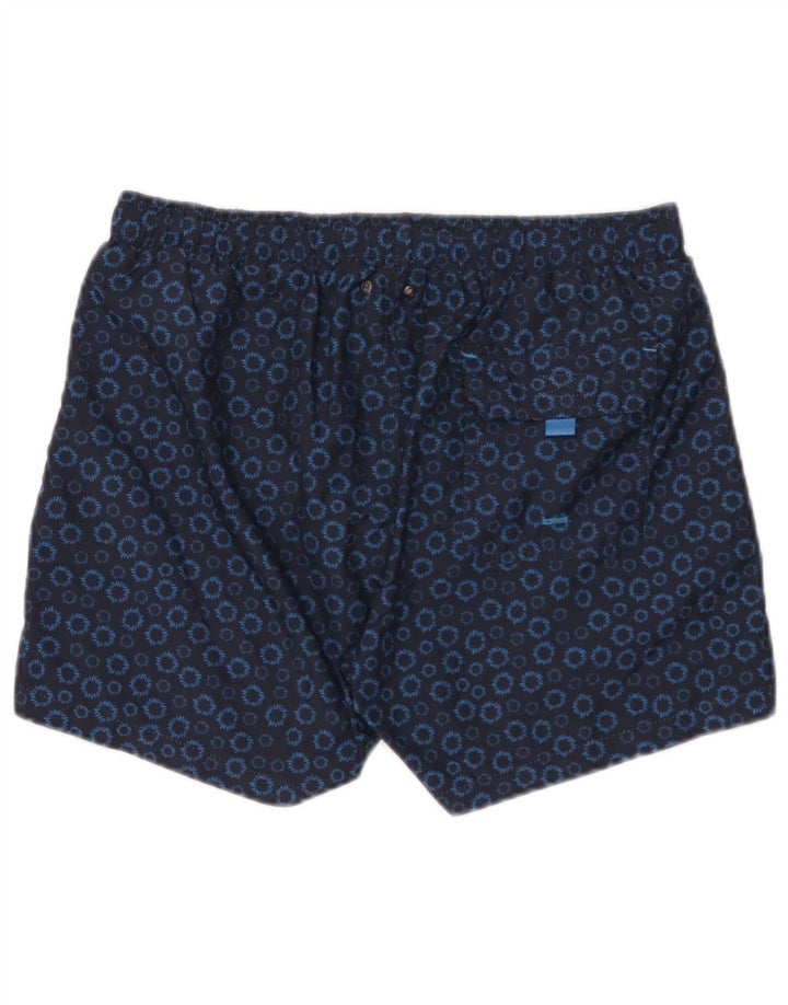 Gutteridge Hombre Bañador Shorts Mediano Azul Marino Floral Poliéster
