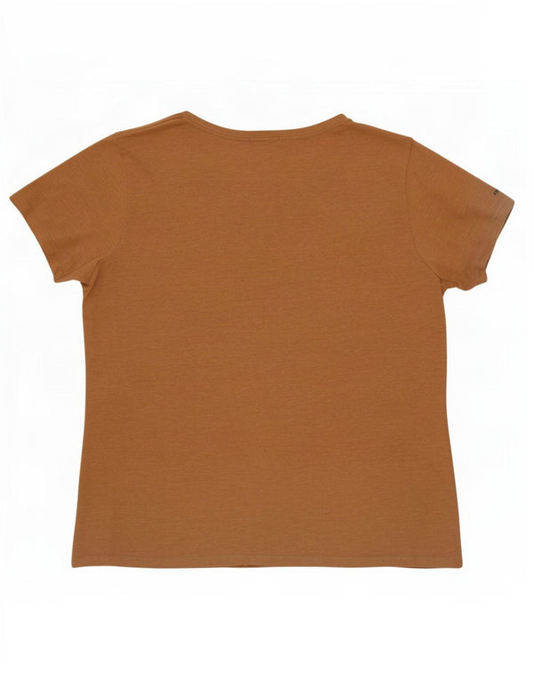 Columbia Camiseta gráfica para mujer Top UK 46 Large Beige