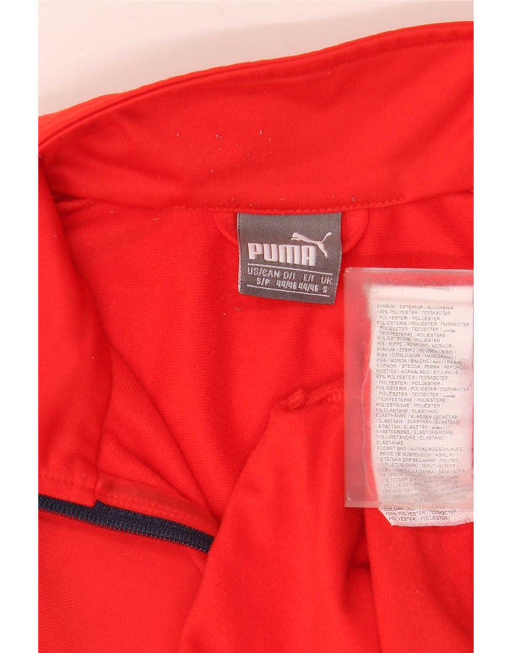 Puma Hombre Chándal Top Chaqueta Pequeña Poliéster Rojo