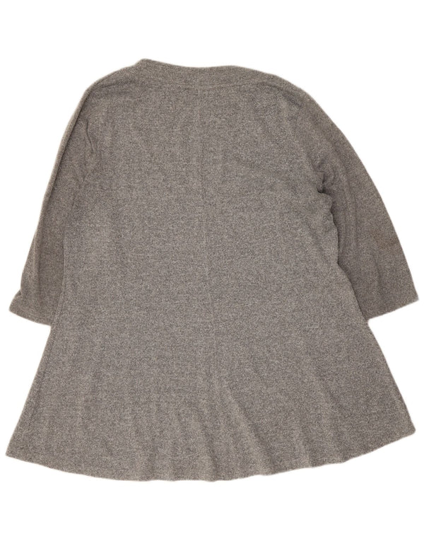 Marks & Spencer Vestido acampanado gráfico para mujer UK 46 Grande Gris Floral