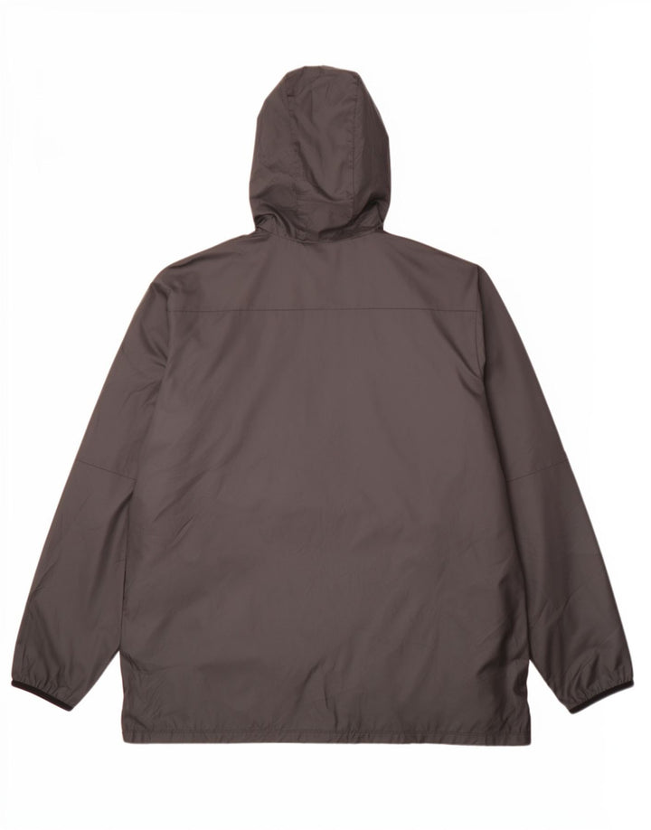 Nike Chaqueta impermeable con capucha gráfica para hombre UK 42 XL Poliéster negro