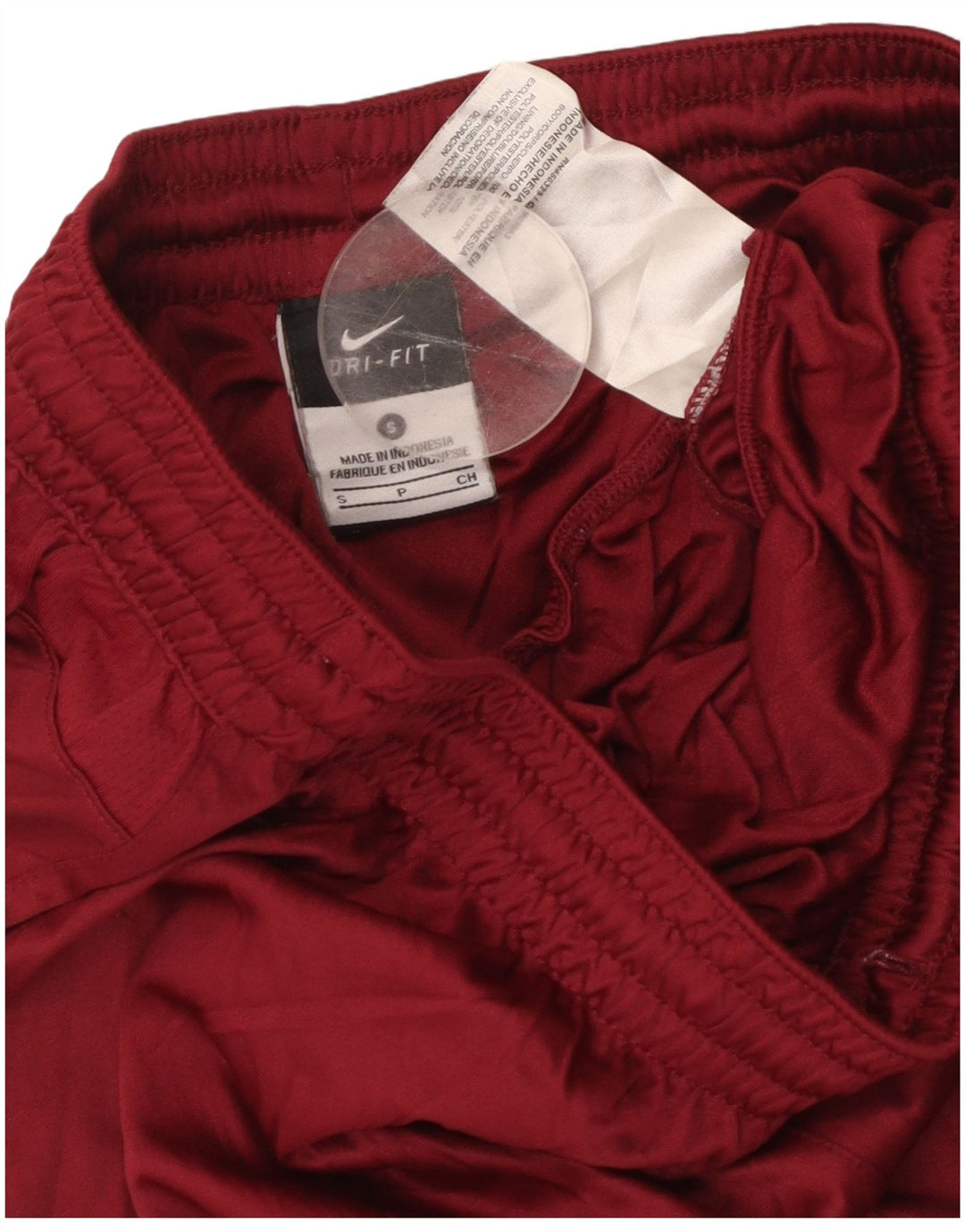 NIKE Pantalones cortos deportivos Dri Fit para mujer UK 10 Small Granate Poliéster