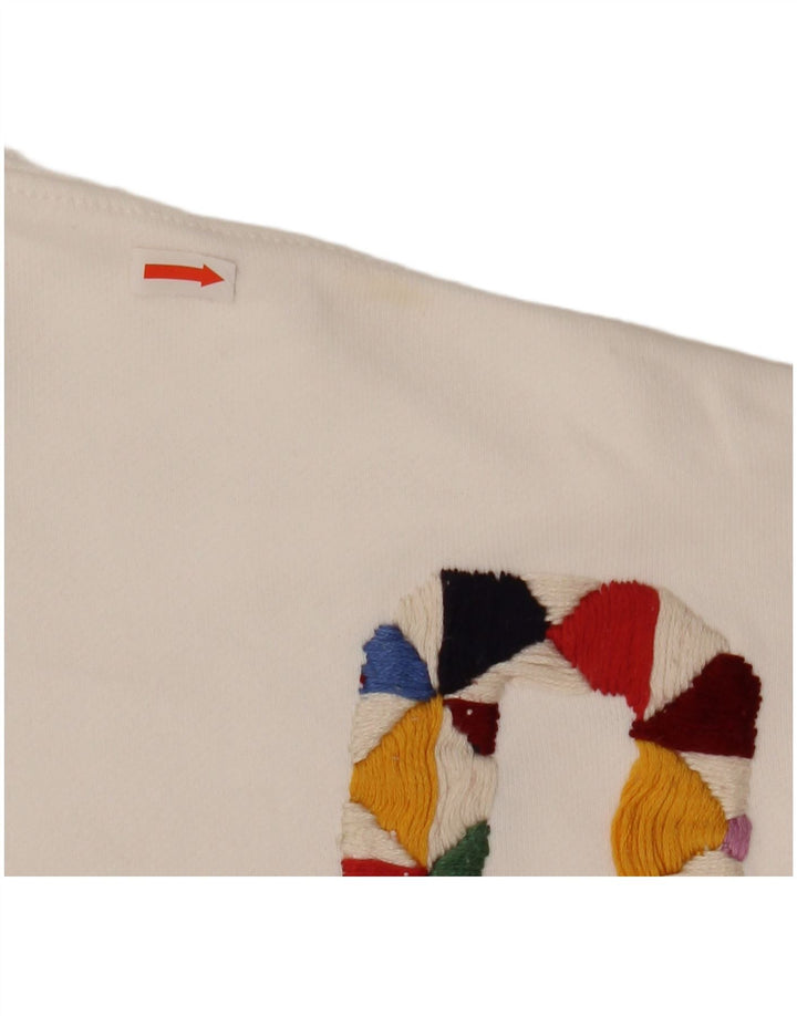 POLO RALPH LAUREN - Sudadera corta para mujer, talla 40, talla grande, color blanco