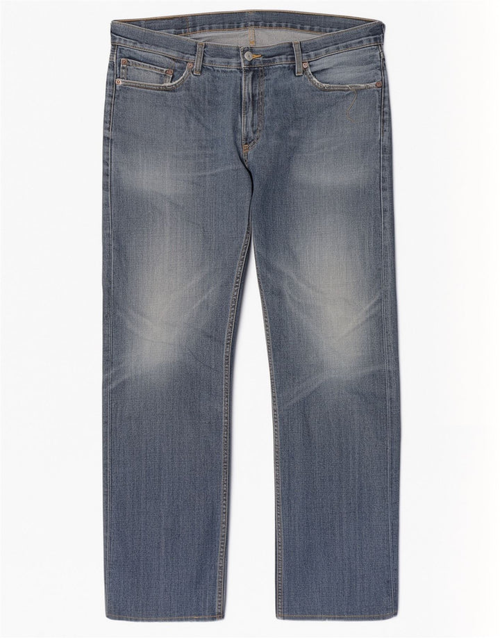 Levi's Hombre 514 Vaqueros Rectos W36 L31 Algodón Azul