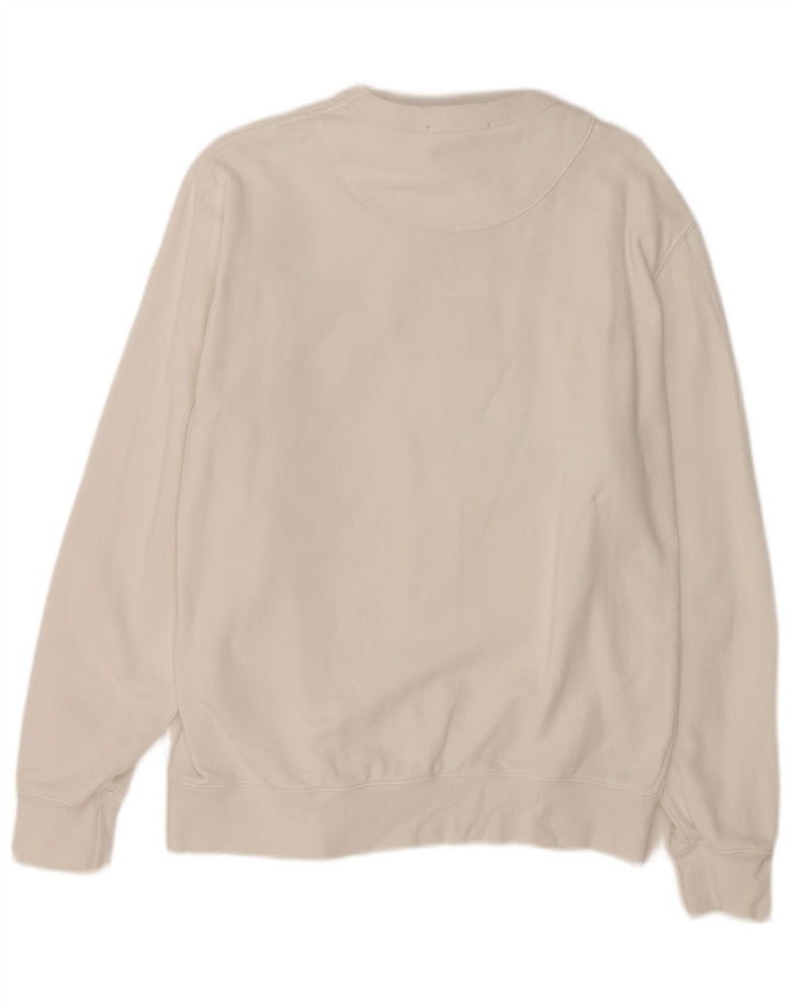 Liu Jo - Sudadera gráfica para mujer, talla 40, algodón blanco mediano