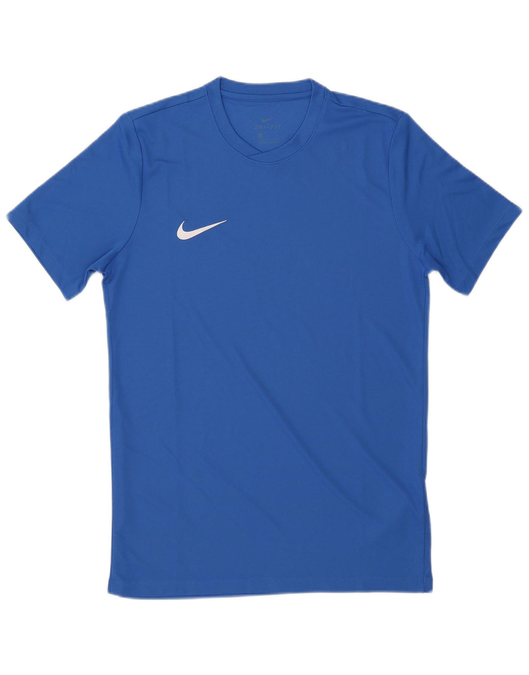 Camiseta Nike Dri Fit Graphic para hombre, parte superior de poliéster azul medio