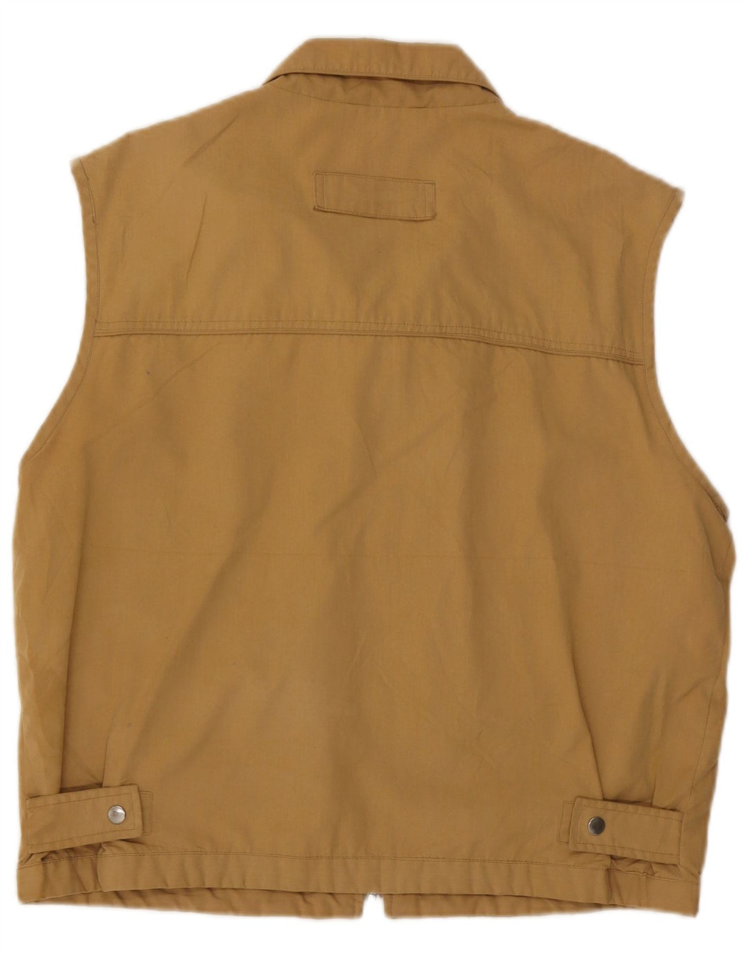 SEVEN 7 Chaleco utilitario para hombre UK 40 Grande Algodón beige