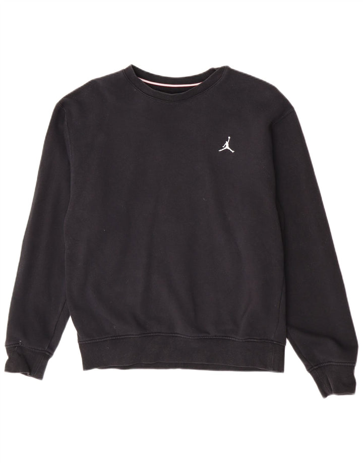 Jordan Hombre Sudadera Jumper Pequeño Algodón Negro