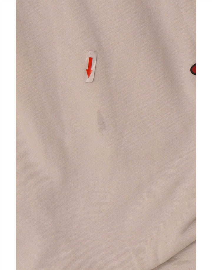 Champion Shorts deportivos para hombre de algodón color block blanco pequeño
