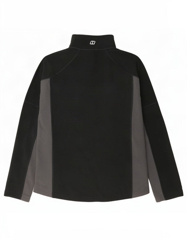 Berghaus Hombre Jersey De Forro Polar Con Cremallera En El Cuello Mediano Negro Poliéster Color Block