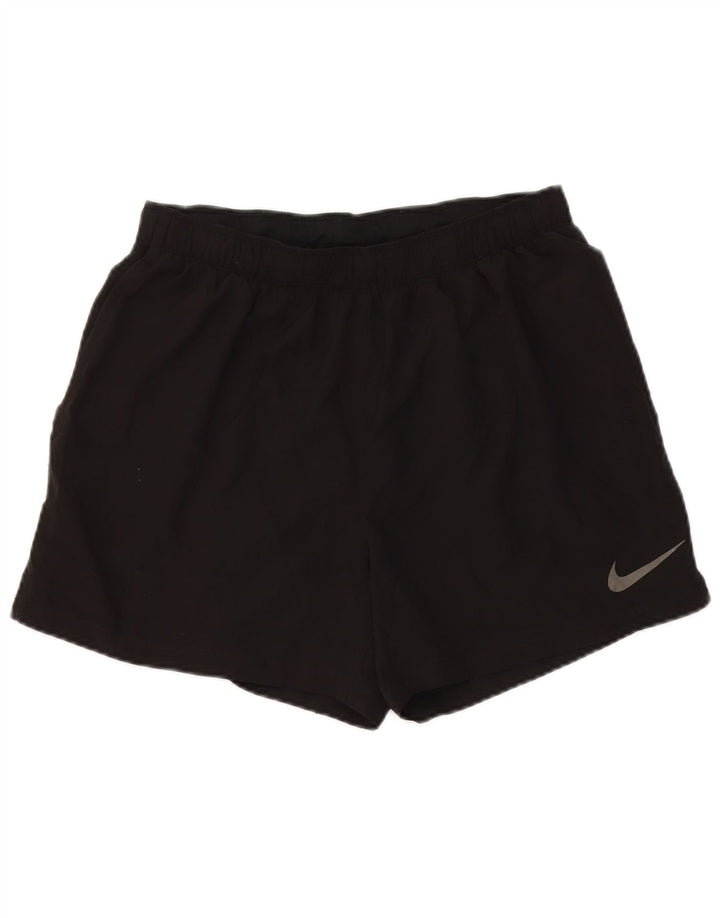 Nike - Pantalones cortos deportivos para mujer, talla 40, talla grande, poliéster negro