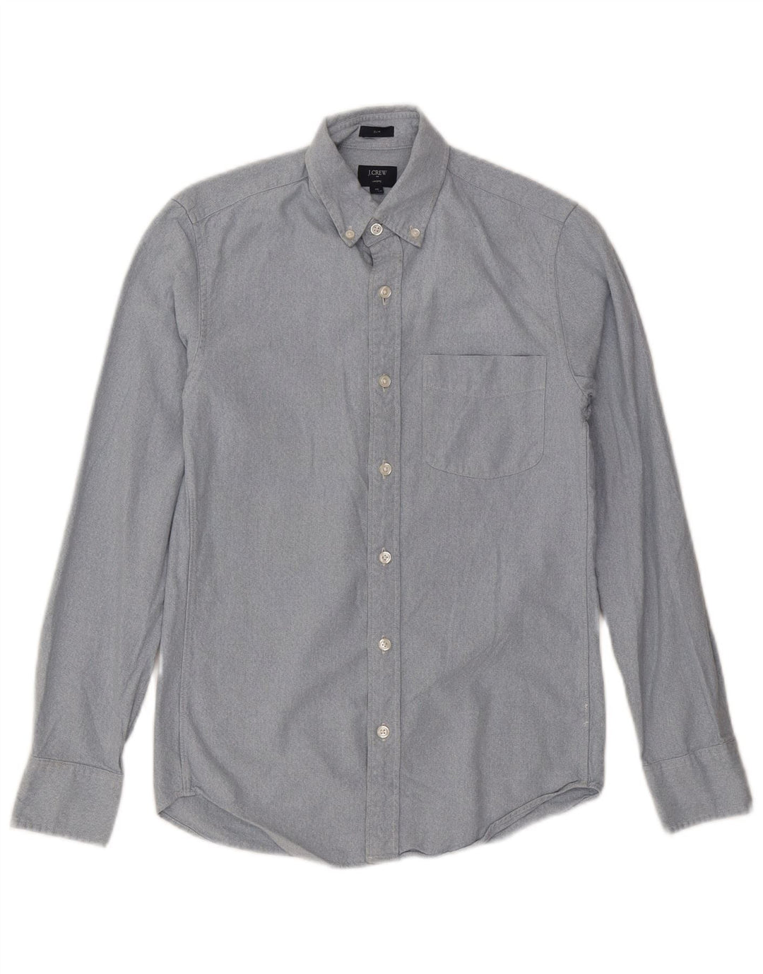 J. CREW Camisa ajustada para hombre XS Algodón azul