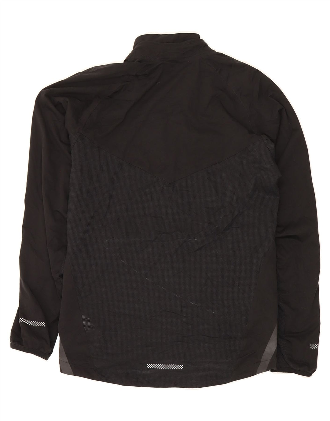 NIKE Mens Tracksuit Top Jacket Small Black Polyester Vintage Nike and Second-Hand Nike from Messina Hembry 