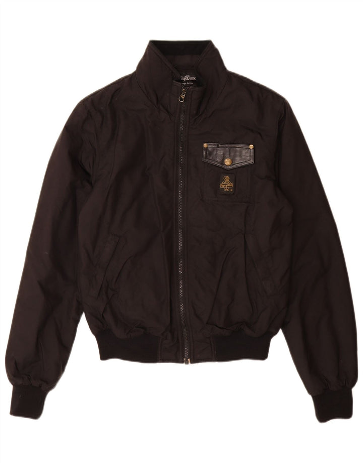 Refrigiwear Chaqueta Bomber para Niños 13-14 Años Grande Poliamida Negra