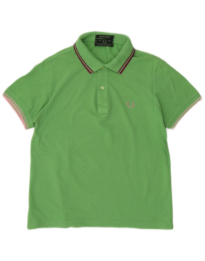 Polo Fred Perry Hombre Pequeño Algodón Verde