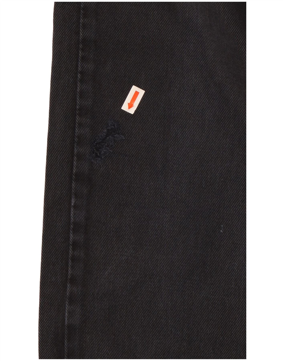 UNIFORM Womens Straight Jeans  W28 L29 Black Cotton