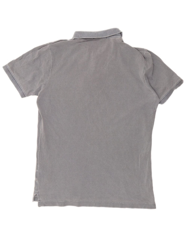CALVIN KLEIN JEANS Polo para hombre grande gris algodón