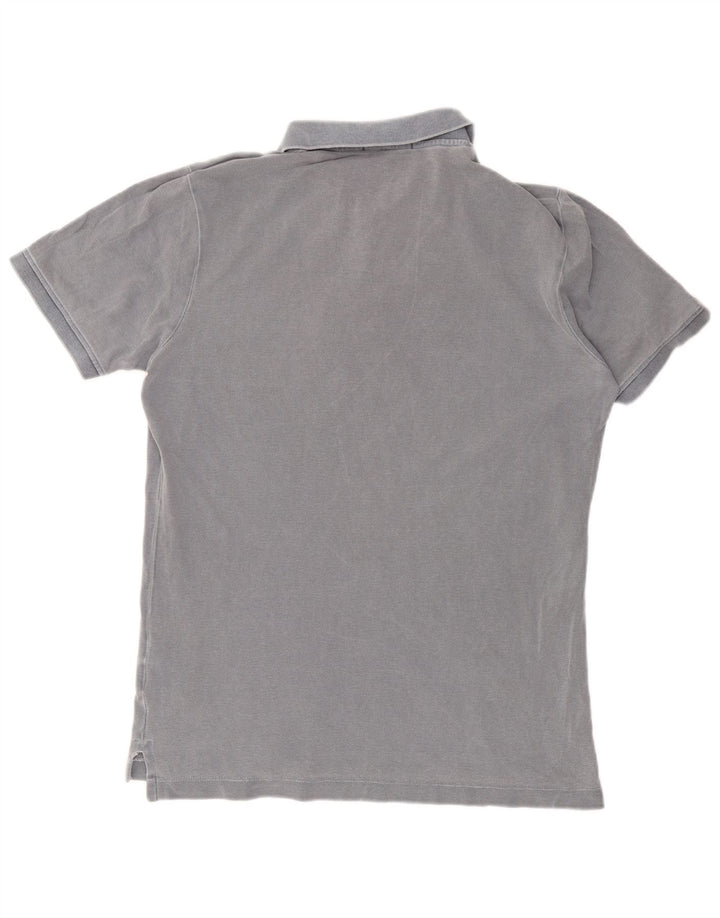 CALVIN KLEIN JEANS Polo para hombre grande gris algodón