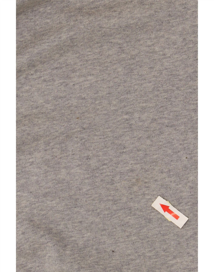 BENETTON Camiseta Hombre Top Gris Medio Colorblock