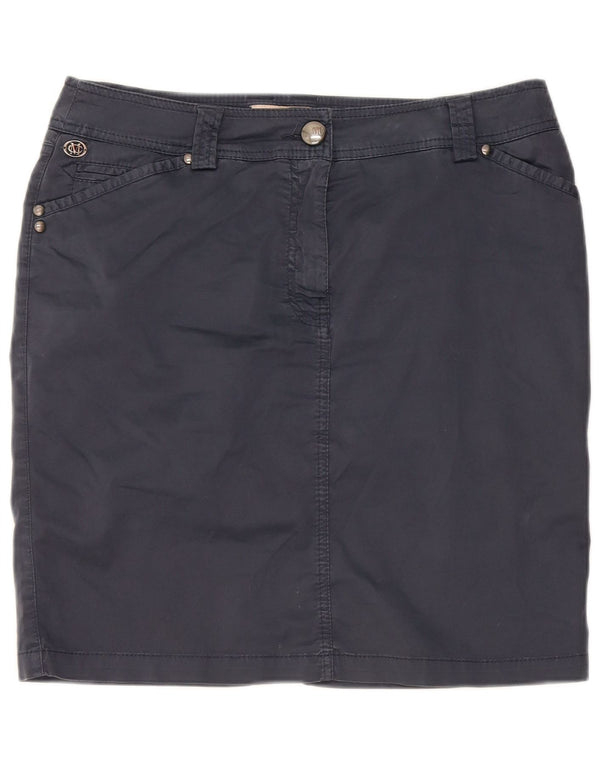 Marlboro Classics Minifalda de cintura alta para mujer EU 46 XL W32 Azul marino