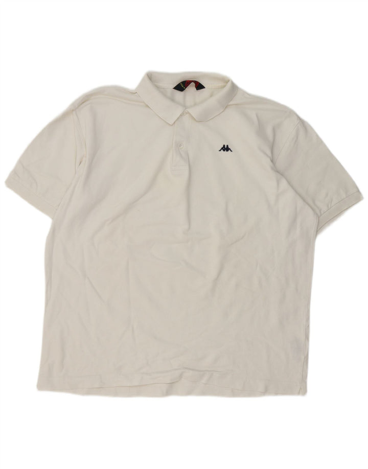 Kappa Polo Hombre 2XL Algodón Blanco