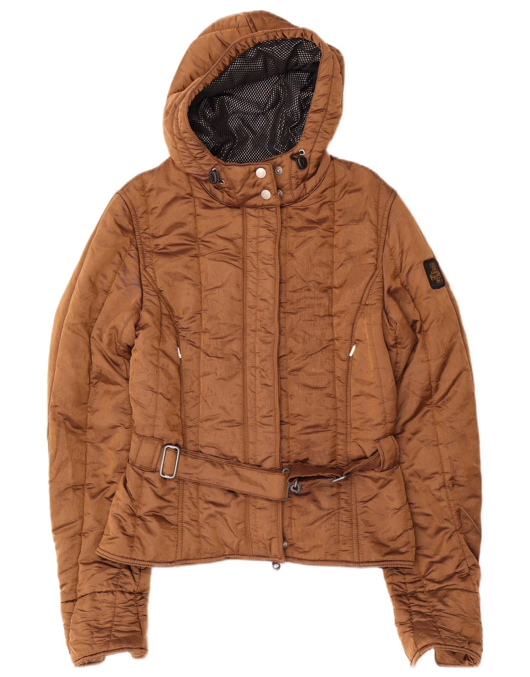 Refrigiwear Chaqueta cortavientos con capucha Cruz para mujer UK 20 2XL Marrón Poliamida