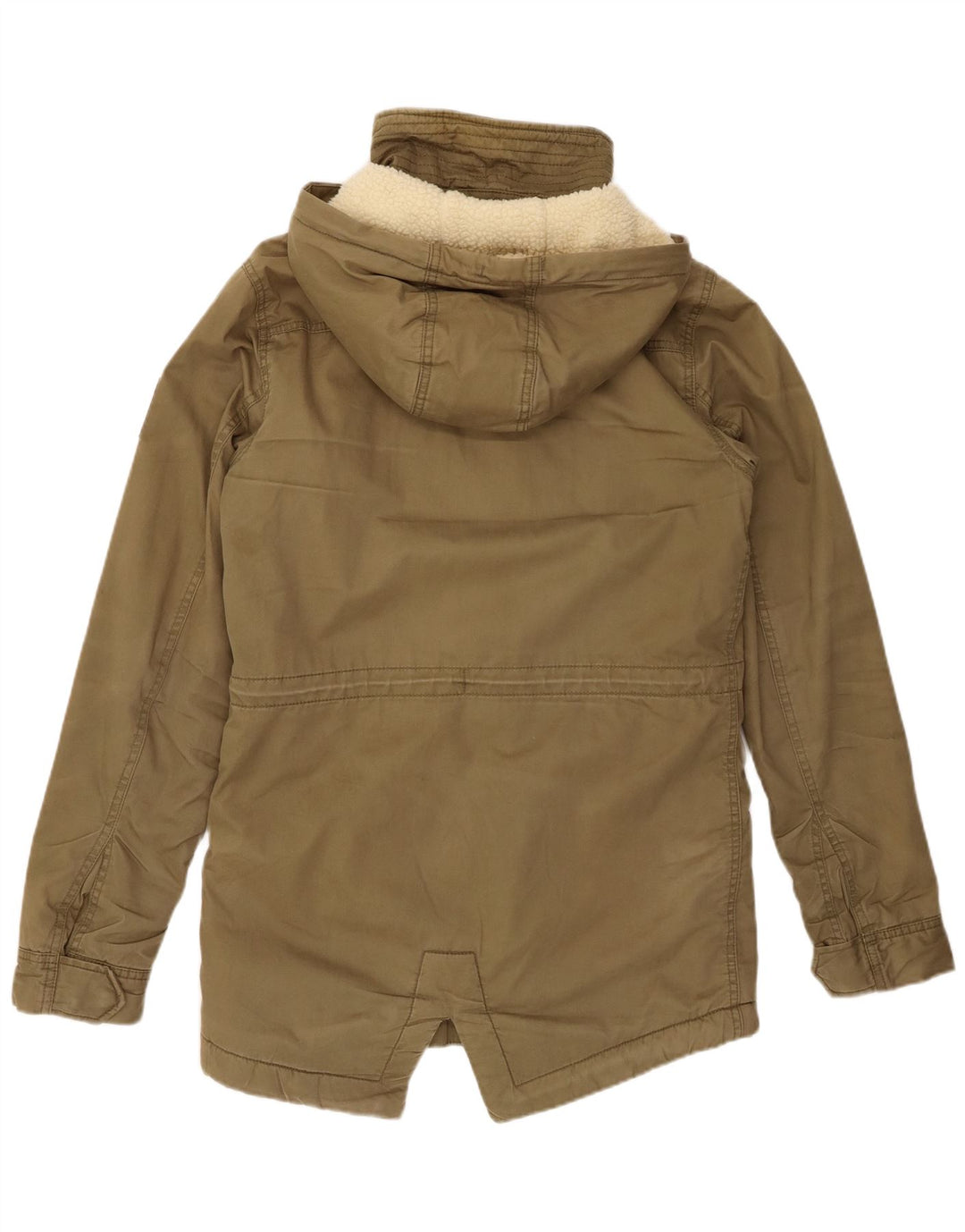 SUPERDRY Chaqueta Parka Sherpa con Capucha The Rookie para Hombre UK 36 Small Khaki