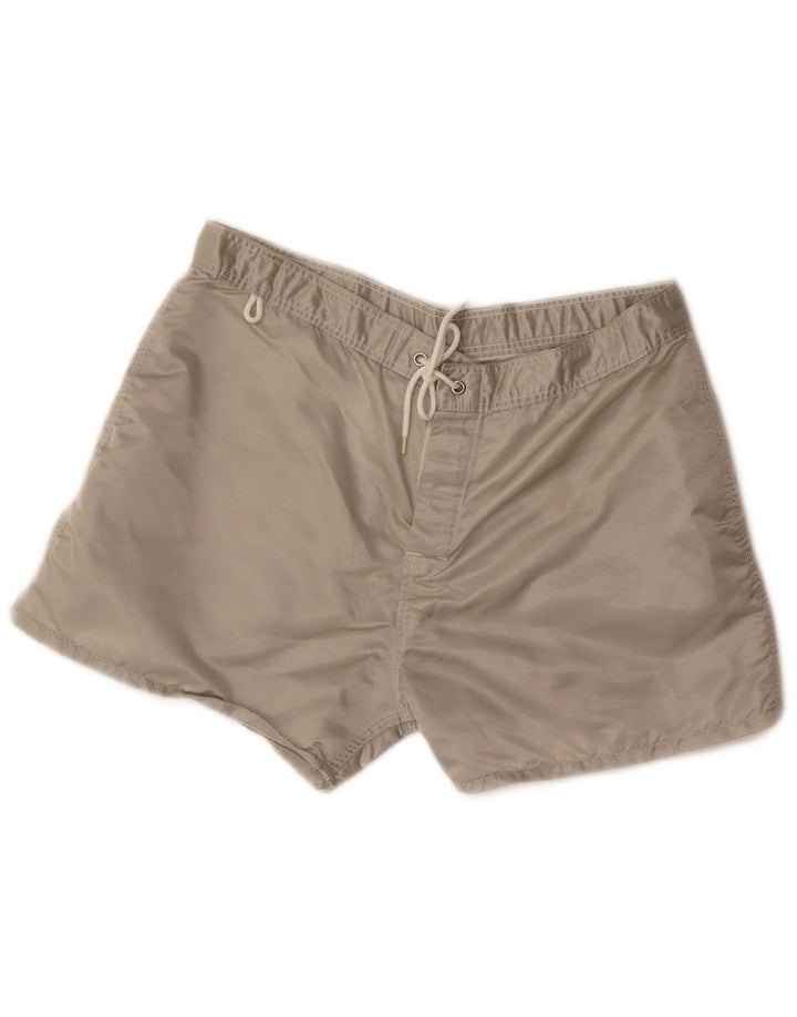 Sundek Bañador para hombre, talla grande, nailon gris