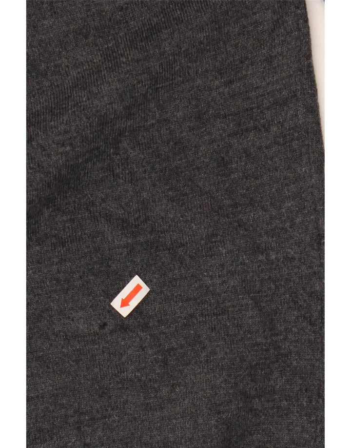 Zara Hombre Jersey Cuello Pico Jersey XL Gris