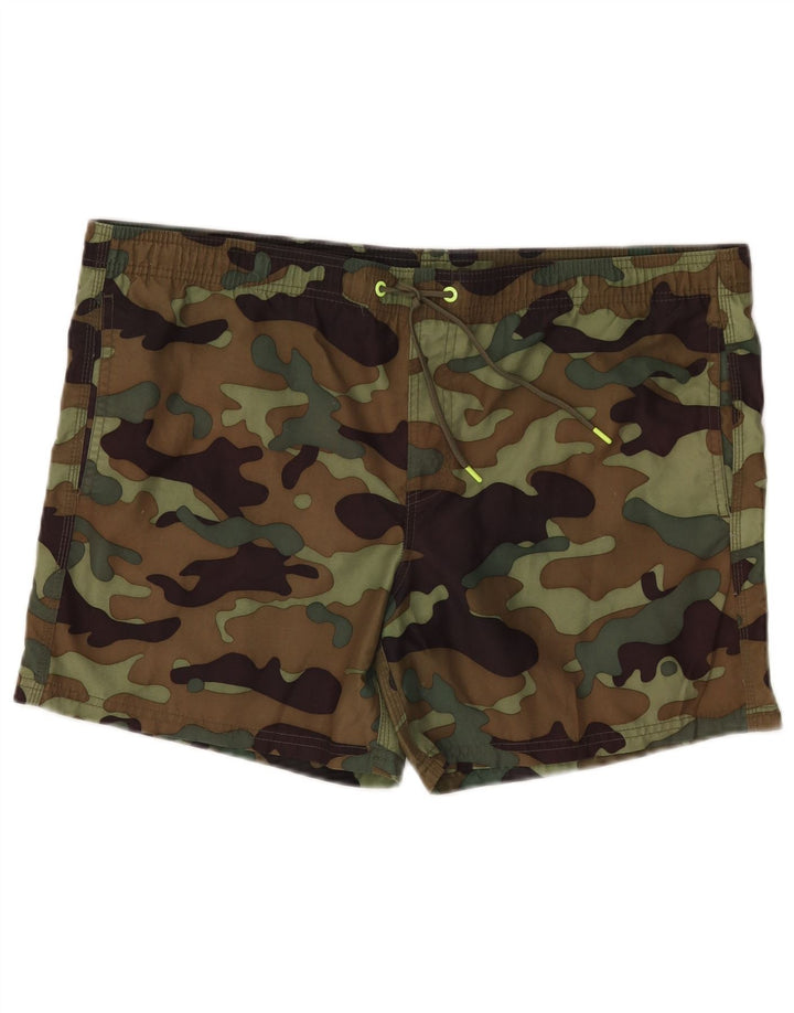 Sundek Bañador Hombre XL Caqui Camuflaje Poliéster
