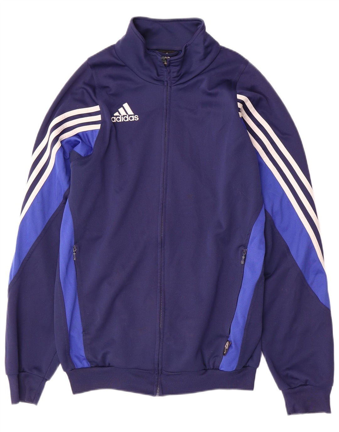 Adidas Hombre Chándal Top Chaqueta UK 38/40 Medium Azul Marino Deportes
