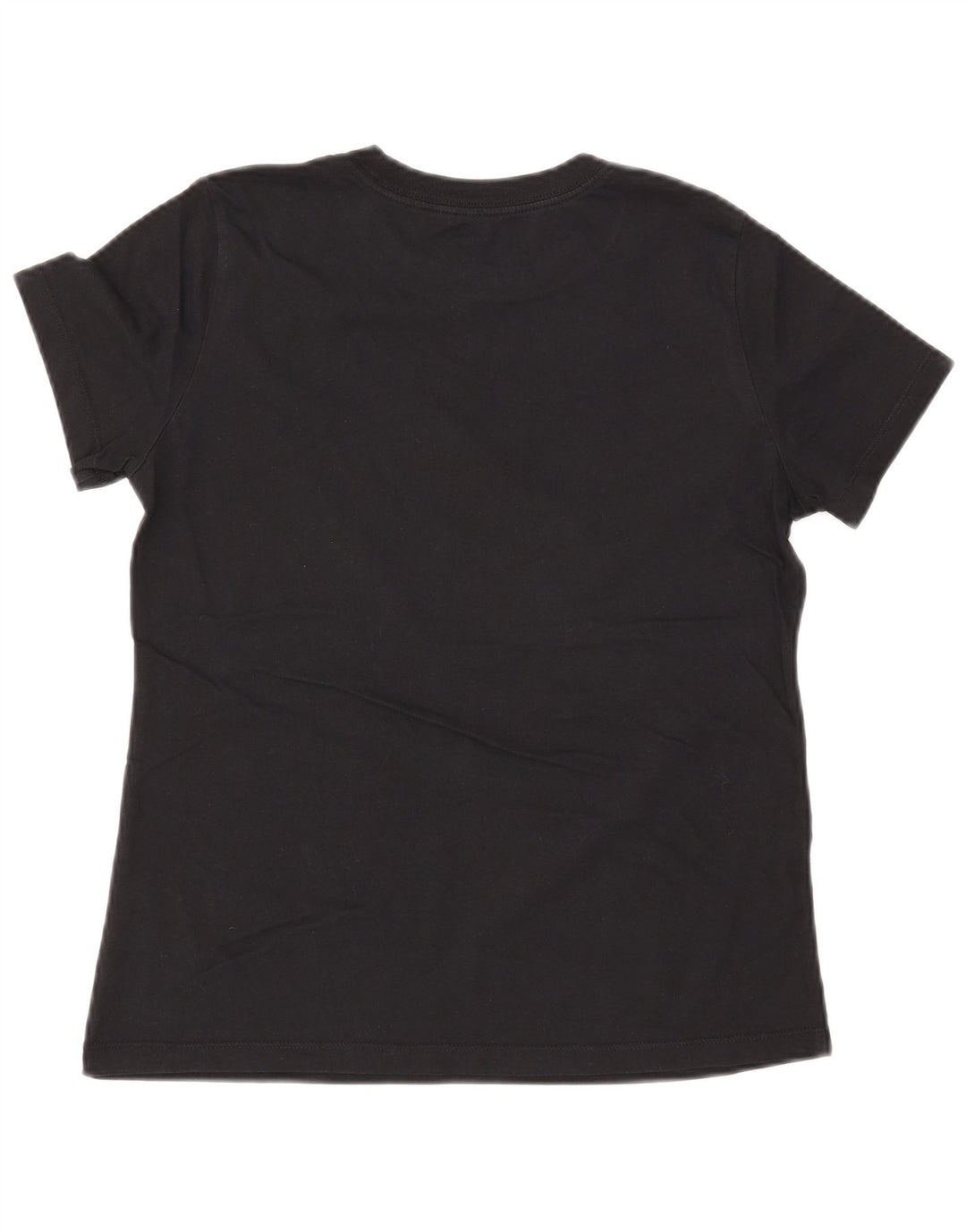 NIKE Camiseta gráfica para mujer, talla 40, talla mediana, algodón negro