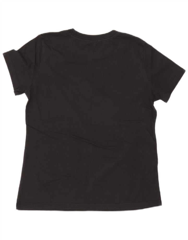 NIKE Camiseta gráfica para mujer, talla 40, talla mediana, algodón negro