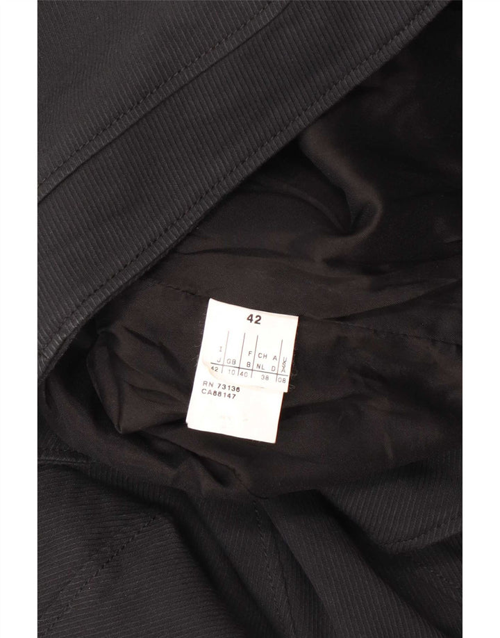 Max & Co. Chaqueta tipo blazer para mujer UK 10 Small Black Cotton