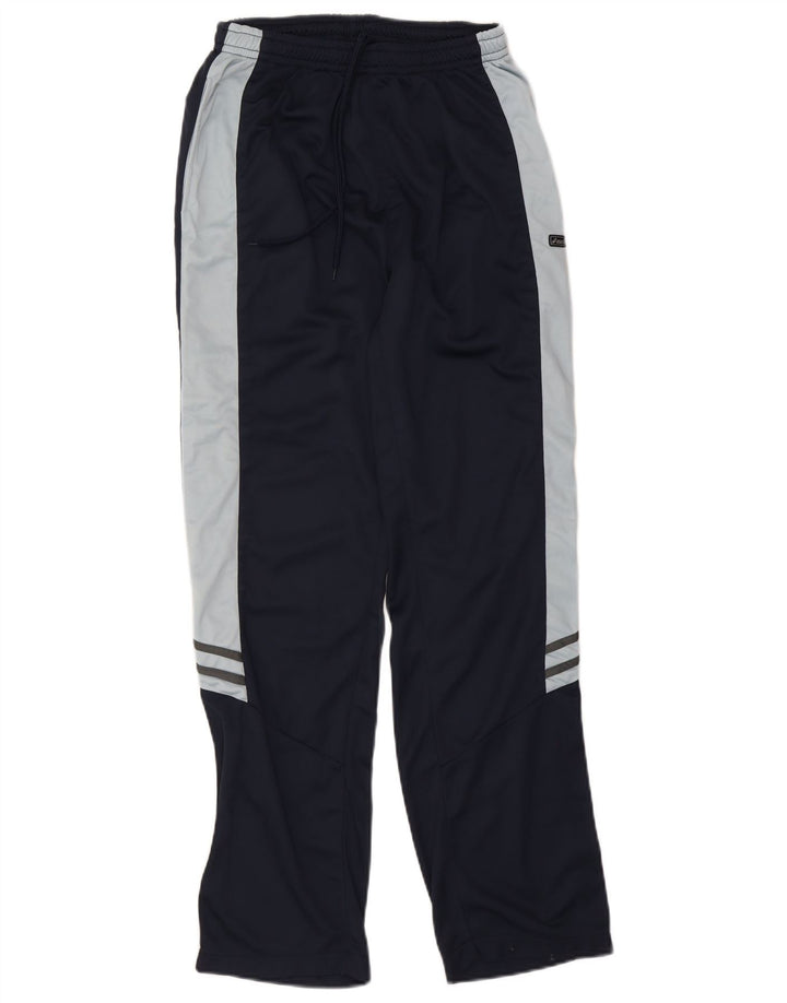 Asics Pantalón De Chándal Para Hombre Grande Azul Marino Colorblock Poliéster