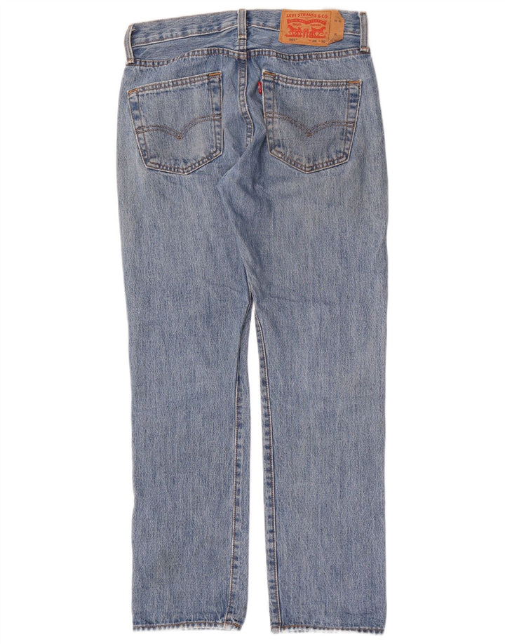 Levi's Hombre 501 Vaqueros Rectos W28 L30 Algodón Azul